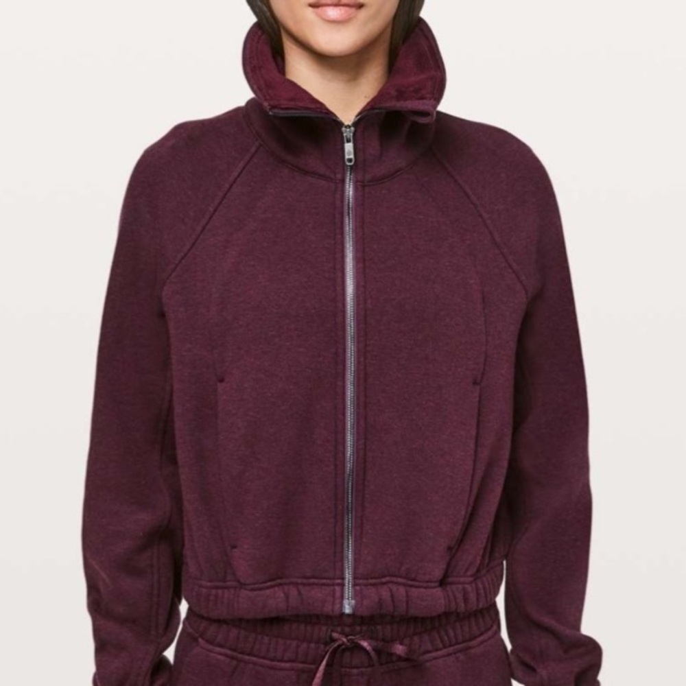 Lululemon Plush Times Jacket High Neck Warm S M 6 - Picture 6 of 10